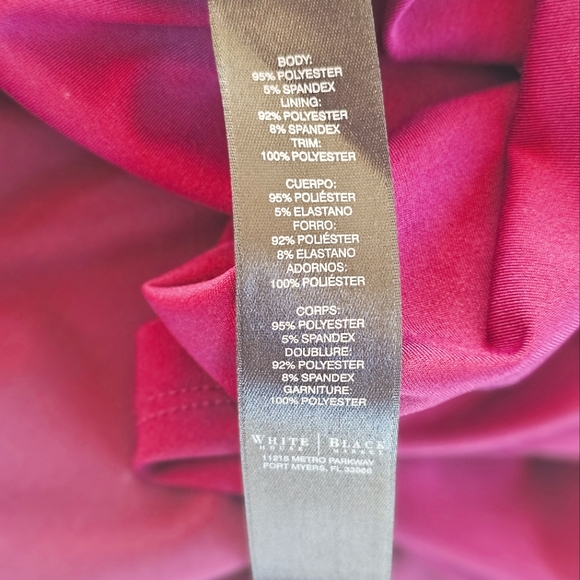 White House Black Market Maroon Bead Pearl Sequin Racerback Dressy Tank Top Sz M - Picture 6 of 10